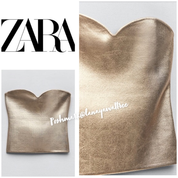 Zara Knit Bustier Top - Picture 3 of 8